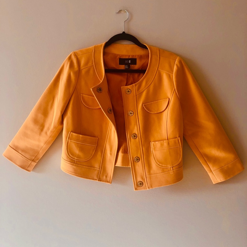 Tuscan Yellow Tailored Jacket